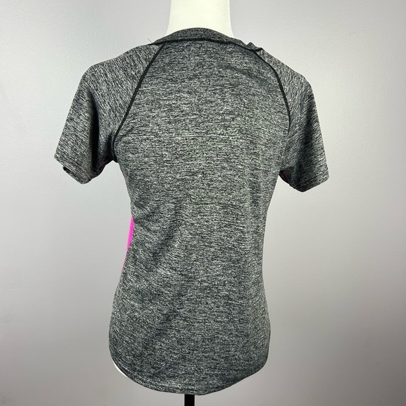 Guilty Grey Pink Short Sleeve Crew Neck Active Tee Large - Picture 2 of 10